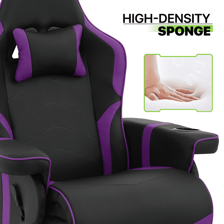 Magshion Gaming Recliner Chair Racing Style Ergonomic High Back