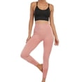 thumbnail image 1 of Gibobby Yoga pants mujer Pantalones de fitness ajustados de cintura alta para mujer(Rosa,M), 1 of 5