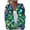 Fluorescent Green, variant on Halloween Cardigan Sweaters for Women Knit Pumpkin Ghost Moon Print Open Front Casual Cardigan Halloween Printed Party Holiday Outfits Green 3XL