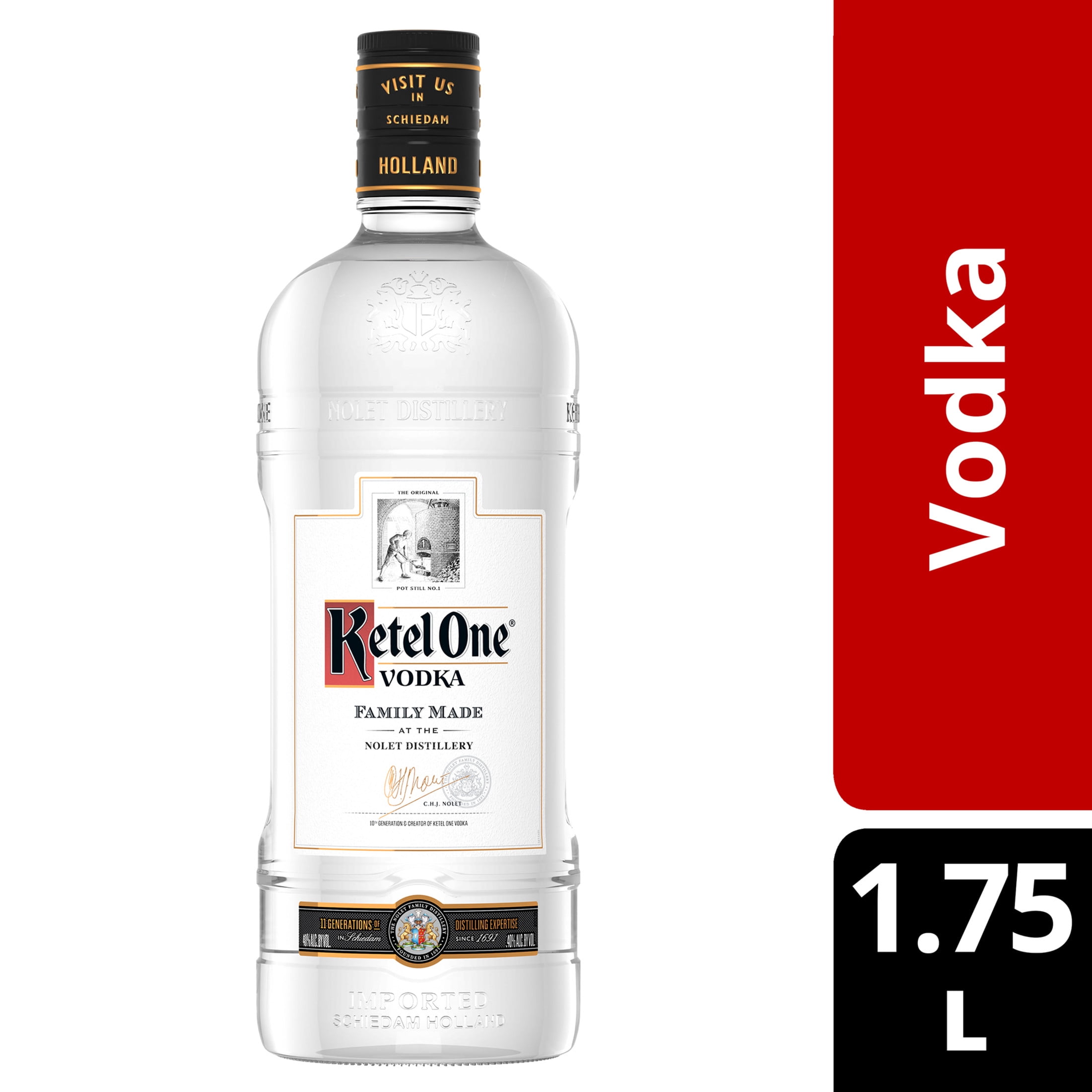 Ketel One, Vodka, 1.75 L, 40% ABV, Crafted from wheat - Walmart.com