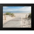 thumbnail image 2 of Braun Studio 18x15 Black Modern Framed Museum Art Print Titled - Plage, 2 of 5