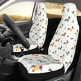 thumbnail image 3 of Fotbe winter Snowflake Dachshund Pattern Automotive Seat Covers for Cars Trucks and SUVs – Car Seat Covers for Front Seats,Protective Seat Covers,Vehicle Seat Covers, Set of 2, 3 of 9