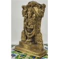 thumbnail image 2 of Tirupati Balaji Brass Statue Venkateswara Statue Lord Vishnu Statue Indian Handmade Statue Handcrafted Vishnu Figurine Hindu God Statue Balaji Murti Brass Made Balaji Idol Home Decor - AtoZ India Cart, 2 of 5