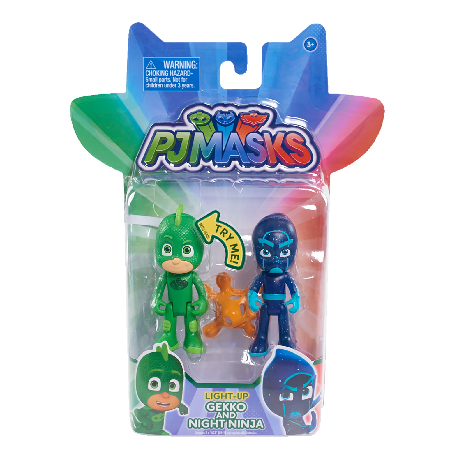 Ruddy pick up fade PJ Masks Duet Figure Pack: Light Up Hero vs. Basic Villain-Gekko vs. Night  Ninja - Walmart.com