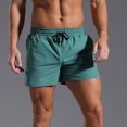 thumbnail image 5 of JIUKE Men Running Shorts Elastic Waist Drawstring Workout Summer Quick Dry Athletic Sweat Shorts, 5 of 5