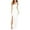 White, variant on Wdgfv Womens Sequin Dress Formal Sequin Suspender Evening Gown Sophisticated Long Dress for Night Out White L