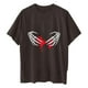 thumbnail image 4 of Características de las mujeres Blusa casual de manga corta de verano con estampado retro suelta de manga corta para hombres y mujeres Pompotops hfajkhk141348, 4 of 6