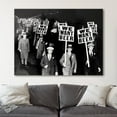thumbnail image 2 of We Want Beer Protest - Prohibition 1920s Funny Beer Bar Decor Canvas Wall Art Print, 2 of 4