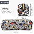 thumbnail image 3 of Fotbe Bright Insects Estuche para Lápices de Cuero con Estampado, Estuche con Cremallera Resistente, Organizador Compacto y Elegante para Papelería, 3 of 7