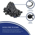 thumbnail image 2 of Tarps Now 11 Inches Tarp Bungee Ball Cords with Elastic String - Universal Bungee Cords Tarp Ties for Tarpaulin, Canopy, Straps, Tent, Poles, and Wires - Set of 100, 2 of 7
