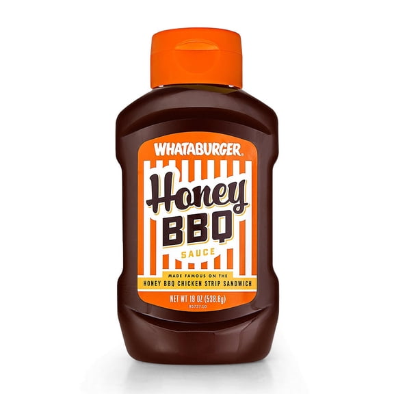 Whataburger Honey BBQ Sauce 19 oz Squeeze Bottle