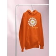thumbnail image 3 of Love Myself Daisy Garland Hoodie Women -Image by Shutterstock, Female 5X-Large, 3 of 4