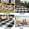 thumbnail image 5 of Kzaei Waterproof Outdoor Rug, 5'x8' Reversible Plastic Camping Area Rugs, Black, 5 of 6