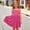 Hot Pink, variant on Girls Casual Dress, Sleeveless Spaghetti Strap Cute Flowy Summer Flare Dress Purple Size 8