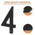 thumbnail image 2 of Shisuyan House Number Sign Black Acrylic 1Set 4.91X3.14X0.43In, 2 of 9
