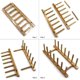 thumbnail image 1 of Estante para platos de bambú Compatible con gabinete, soporte de almacenamiento de cocina Compatible con plato LingWen 8390615934930, 1 of 1