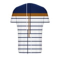 thumbnail image 5 of UVEASISHA Women's Color Block Striped Cardigans Open Front Short Sleeve V Neck Sweaters Lightweight ComfyTops with Pockets White S, 5 of 5