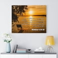 thumbnail image 2 of Scripture Walls  Take My Yoke Matthew 11:29-30 Bible Verse Canvas Christian Wall Art Ready to Hang Unframed, 2 of 9