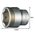 thumbnail image 4 of TONE Nut Catch Socket (Hexagonal) HP3SC-22 Drive 9.5mm (3/8") Width across flats 22mm, 4 of 5