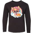 thumbnail image 3 of Inktastic Corgi Dog Lover Rainbow Long Sleeve Youth T-Shirt, 3 of 5