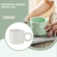 thumbnail image 3 of Taza de café Cateissary de cerámica multiusos con asa Blanco, 3 of 6