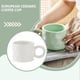 thumbnail image 3 of Yuarrent Taza de café de cerámica multiusos de viaje dormitorio bebida té bebida desayuno taza de agua con asa accesorios reutilizables Teteras Blanco Yuarrent HA081210-04, 3 of 6