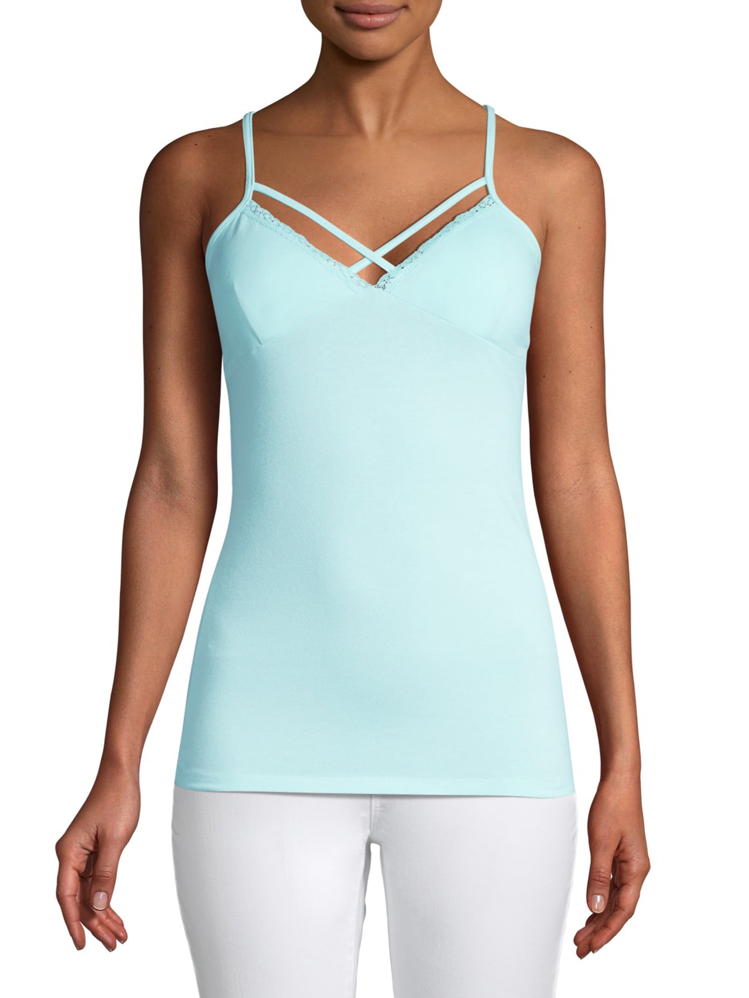 No Boundaries No Boundaries Juniors' Lace Trim Camisole