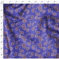 thumbnail image 4 of Soimoi Polyester Fleece Purple Fabric By the Yard - 56 Inch Wide - Paisley Pattern Fabric - Botanical and Elegant Designs for Various Uses Printed Fabric, 4 of 6