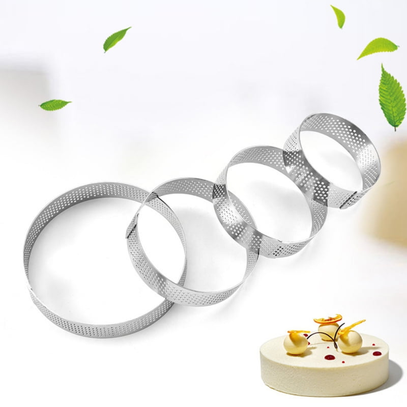 Stainless Steel Cake Ring, Adjustable Retractable Stainless Steel