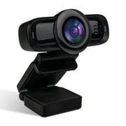 Movsou 1080P Webcam, HD Webcam for Video Calling, Conferencing 90 View Computer Camera Zoom Skype YouTube Laptop/Desktop Black