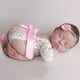 thumbnail image 3 of Peleles de encaje para recién nacidos, accesorios de fotografía con lazo, tocado, trajes de sesión de fotos para bebés, niños, niñas, princesas y gemelos, 3 of 8