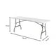 thumbnail image 3 of Mesa Plegable Loomber Blanca de 180 centímetros, 3 of 6