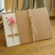 thumbnail image 1 of Sobre de papel Kraft, tarjeta de felicitación, postal, rosa, flor del sol, carta de mensaje, regalo de Año Nuevo, papelería, deseos de cumpleaños, 3 paquetes, 1 of 4