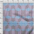 thumbnail image 3 of oneOone Cotton Flex Light Blue Fabric Geometrical Craft Projects Decor Fabric Printed By The Yard 40 Inch Wide, 3 of 4