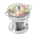 thumbnail image 5 of 4Pcs Chafing Dish Buffet Set Stainless Steel Food Warmer Chafer Complete Set Round, 5 of 12