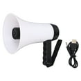 thumbnail image 2 of Handheld Megaphone, Small Megaphone Bullhorn One Button Start Support Recording Loud  for Stall, 2 of 7