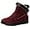 Z Wine Red, variant on winter warm women's snow boots button cotton shoes