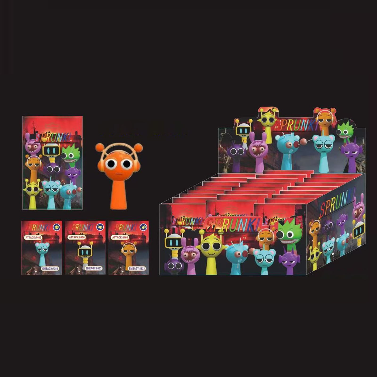 24 PC Spunky Mystery Box Sprunki Game Collectibles Toys for Splunk