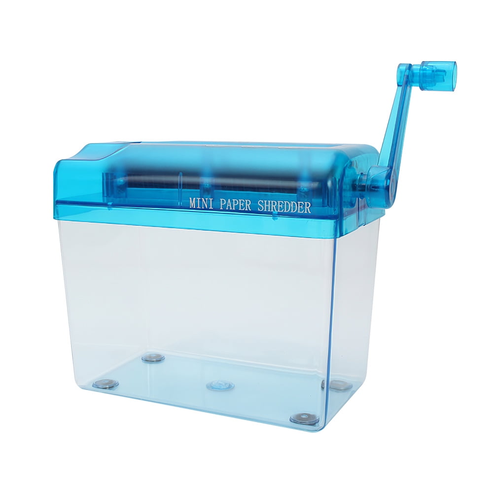 Onever Portable Desktop HandCranked A6 Paper Shredder Office office