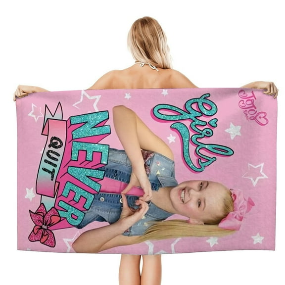 Bath Towels for JoJo Siwa Beach Towel Kids Boys Girs Gifts Soft & Absorbent for Bathroom Travel Camping Vacation 20×40 inch