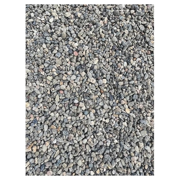 40 LBS Pea Gravel - Grey Landscape Rocks for Garden Drainage - 3/8 inch - 1/4 inch Stone - Walkways, Flower Beds, Yard Decoration - Outdoor Landscaping