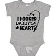 thumbnail image 3 of Inktastic I Hooked Daddy's Heart with Fishing Rod Boys or Girls Baby Bodysuit, 3 of 5