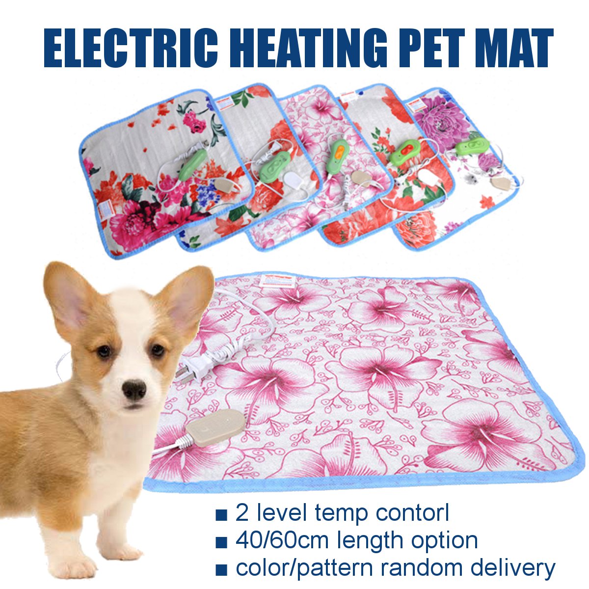 Heating Pad for Cat Dog,Soft Electric Blanket Auto Temperature Control