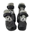 thumbnail image 2 of Dog Shoes Dip Coating Waterproof Durable Shoe Covers and Socks for Pet Comfort in Outdoor Scenarios, Black Size M, 2 of 6