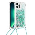 thumbnail image 1 of Funda FOXDOCK para iPhone 15 Pro con Cuerda Ajustable, Brillo Líquido, Protección Antigolpes y Lente – Ideal para Regalo, 1 of 6