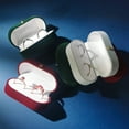 thumbnail image 5 of GROFRY Jewelry Box Lidded Anti-scratch Flannel Velvet Engagement Ring Box for Gifts, 5 of 7