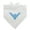 White, variant on Batman Nightwing Logo Dog Pet Bandana