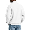 thumbnail image 5 of KyCheLot Mens Full Zip up Sweatshirt Long Sleeve Mock Neck Textured Pullover Loose Drop Shoulder Outwear, 5 of 6