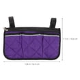 thumbnail image 2 of SASABAXI Multi-functional Walker Bag for Folding Walker Polyester Pongee 1Pack for Elderly, 2 of 6