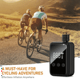 thumbnail image 2 of Bike Electric Pump Portable Wireless Air Compressor, Bicycle Inflator Pump with Gauge for Presta & Schrader Valve, 2 of 10